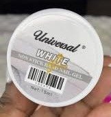 Universal White, Clear Non-Sticky Hand Nail Gel 15ml